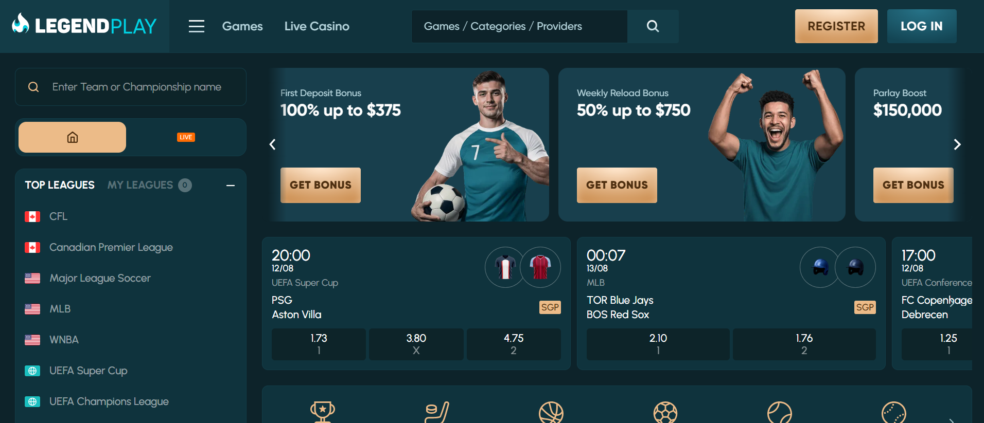 Legendplay casino légal